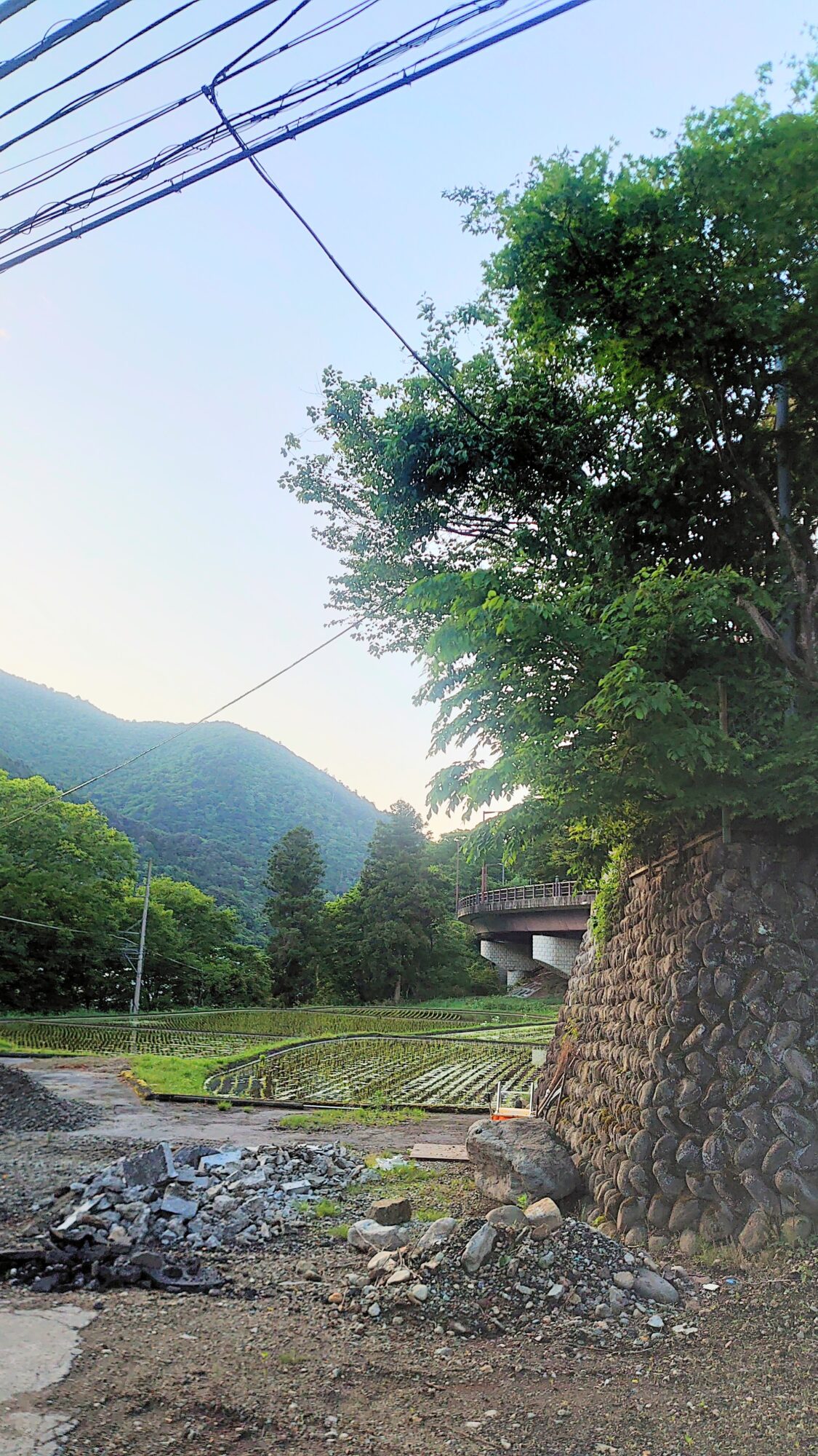 塩原八幡宮までの道